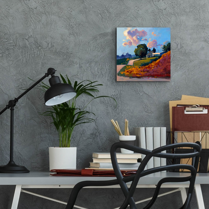 Art mural en verre Winston Porter, H 12 po x l 12 po x P 0,13 po