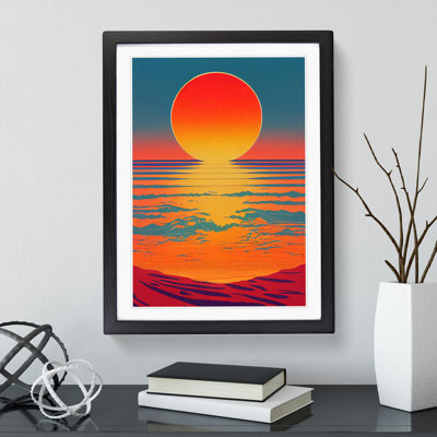 XV1022-630X An Unbeatable Abstract Sunset - Single Picture Frame Print