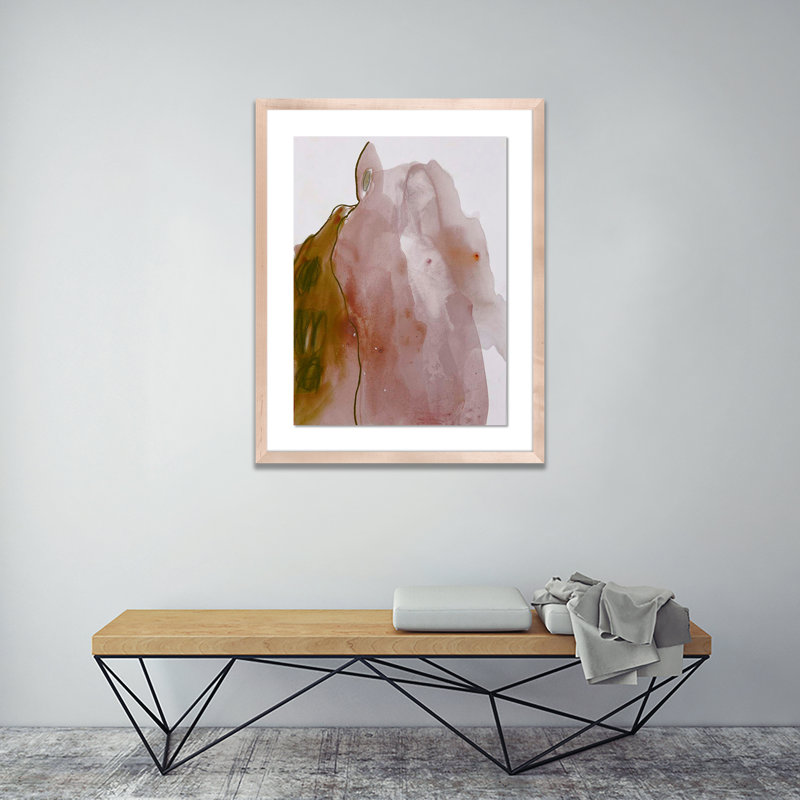 Abstract Desert IV Painting by Kim Whiteside, Natural, 48" H x 38" W x 2.5" D