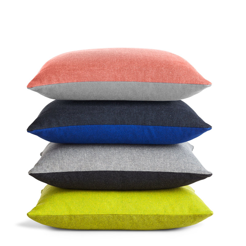 Signal Pillow Cover & Insert, 24" x 24", Square, Edwards Charcoal Crossweave