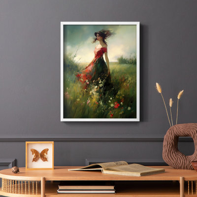 WOMEN Series CCCVI  -Premium Framed Print -Ready to Hang - No Nails Required
