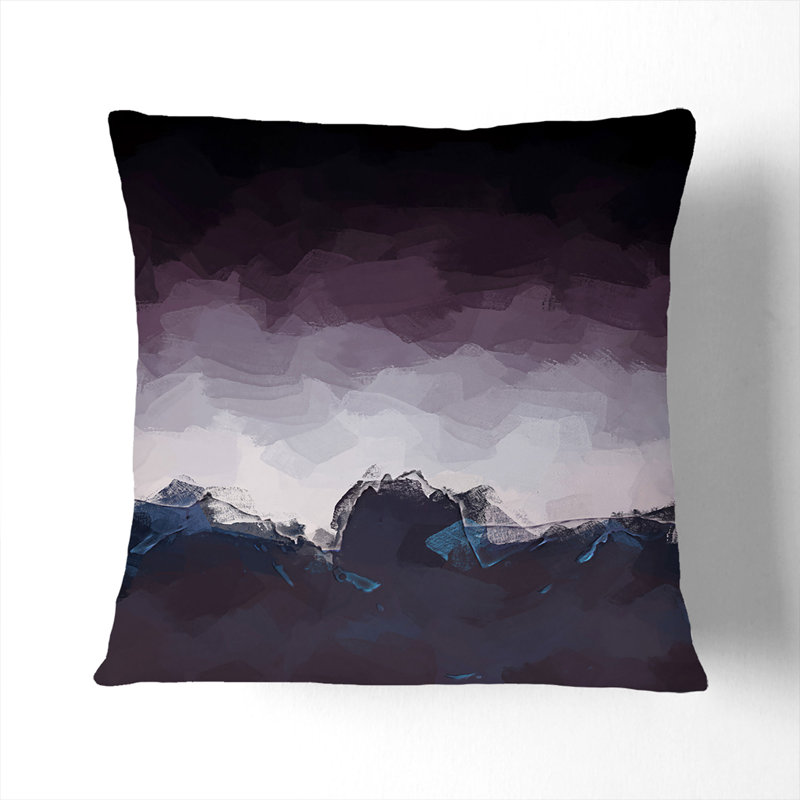 Abstract Square Throw Cushion, 40cm H x 40cm W x 15cm D