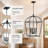 Alfreda 4 - Light Dimmable Lantern Chandelier