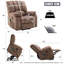 Esquiel 92cm Wide Velvet Lift Assist Standard Recliner with Massager-69569364