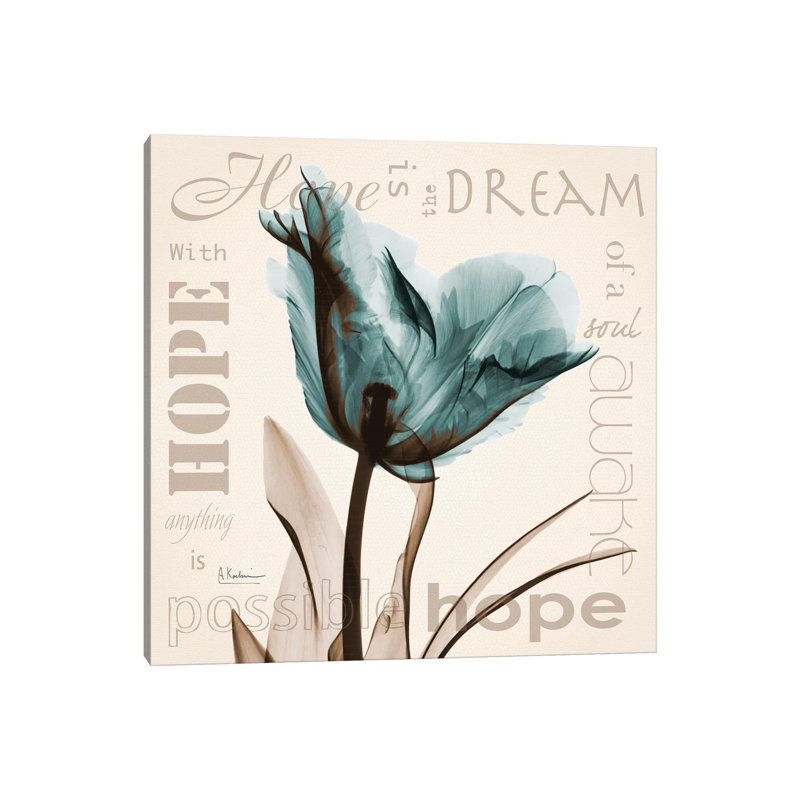 Tulips Hope by Albert Koetsier - Wrapped Canvas Print, 30.48cm H x 30.48cm W x 1.91cm D