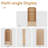 70'' Tall Arched Storage Display Cabinet-551379642