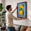 Bright Lemons Boho - Framed Print-616910665-616910710