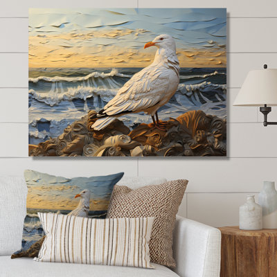 " Seagull Soar Over Sea II "