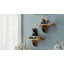 Ensemble de 2 tablettes murales 16 "Live Edge