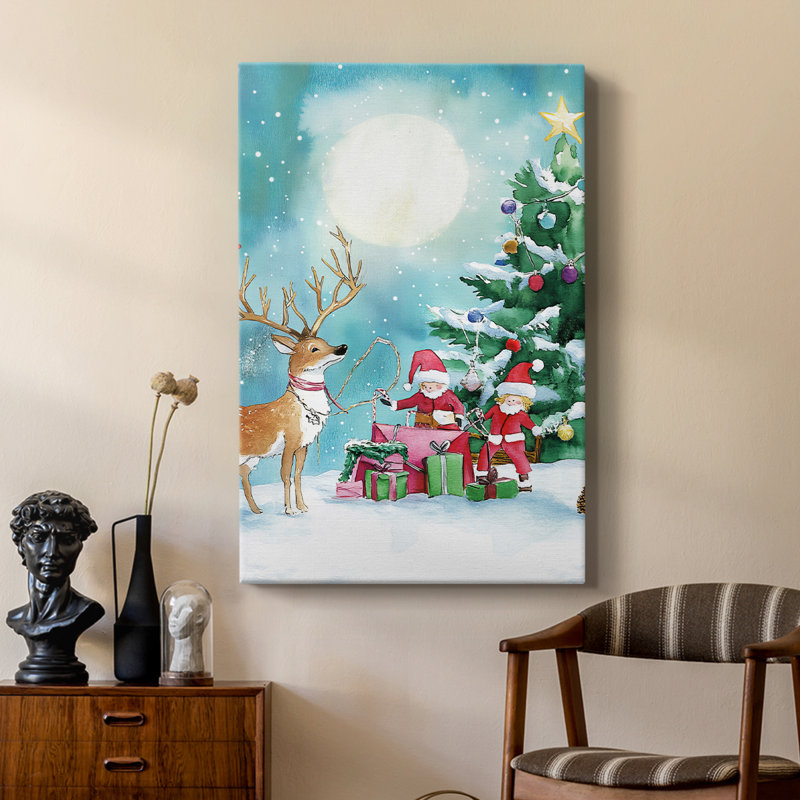 Christmas Holiday Art DCCLV - galerie sur mesure Cavas, H 12 po x l 8 po