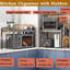 Kitchen Countertop Organizer Shlef，Extendable Microwave Oven Rack