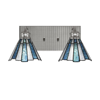 Éclairage pour meuble-lavabo à 2 lumières Jarelly