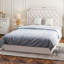  Tufted Upholstered Storage Bed With 4 Underbed Drawers & Charging Ports-839080043-839080036