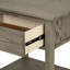 Table de chevet récupérée grise avec rangement ouvert, 1 tiroir et tablette, effet de fil de fer au fini naturel, assemblage requis, placage de bois massif de conception, apparence unique, contreplaqué-2052292030