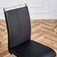 Chaises de salle à manger en polyuréthane revêtu de polyuréthane à haut dossier-564828562