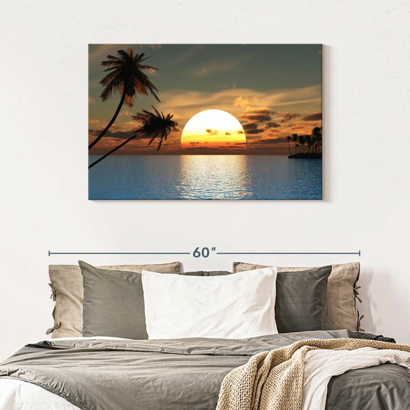 Gillard Ocean Palms Sundown, 30" H x 45" W