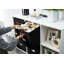 Paniers de rangement DECOMOMO, bacs de rangement 13 x 15 x 13 avec étiquettes pour organiser les tablettes Kallax (Kallax / 4 pièces, noir)-80311866
