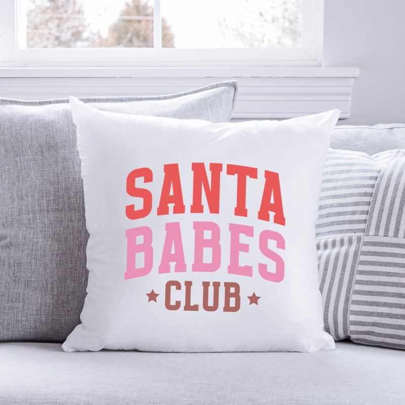 Christmas-06_3 Polyester/Polyester Blend Reversible Throw Pillow, 20" x 20"