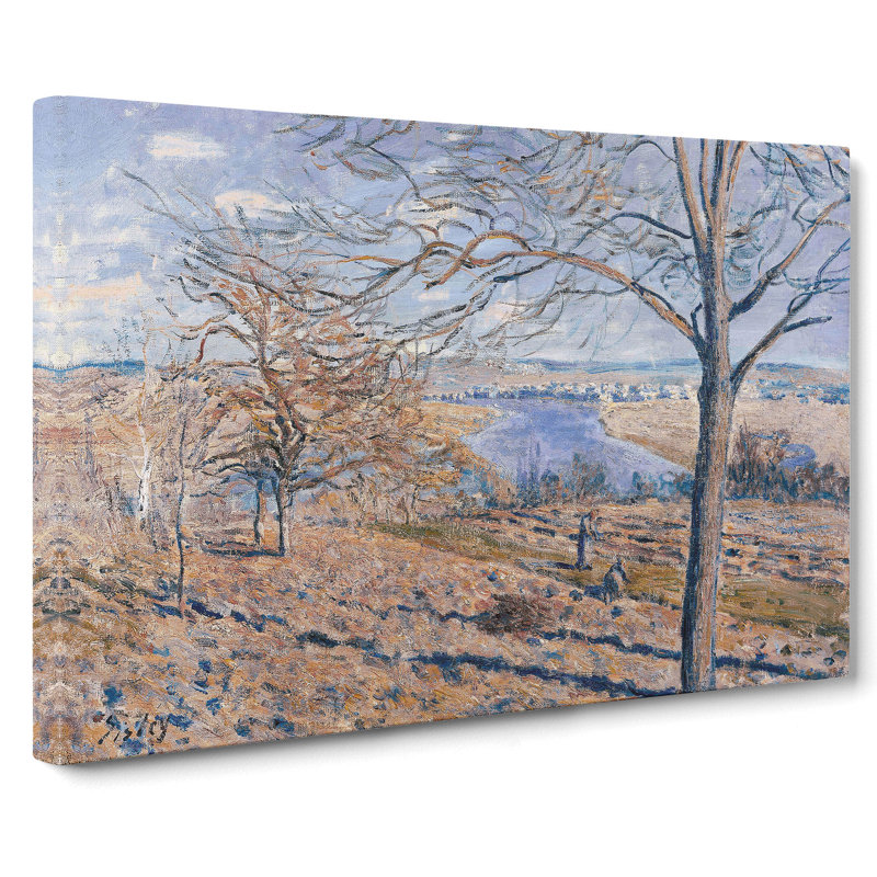 Autumn Effect by Alfred Sisley - Wrapped Canvas Painting, 35cm H x 50cm W x 3cm D