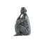 Lady Meditating Bronze Figurine