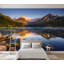 Papier peint amovible naturel Lake Mountain Landscape Forest-896809922