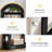 5-Tier 70.9" Tall Arched Bookcase, Modern Open Bookshelf For Home Office, Bedroom, Living Room-2018291589