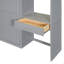 Grand lit escamotable mural avec bureau, armoire supérieure et tablettes de rangement, lit pliant peu encombrant-1513296102-1513296100