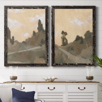 Toile encadrée haut de gamme Hillside