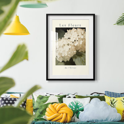 Vintage Floral Print XXXI -Framed Print