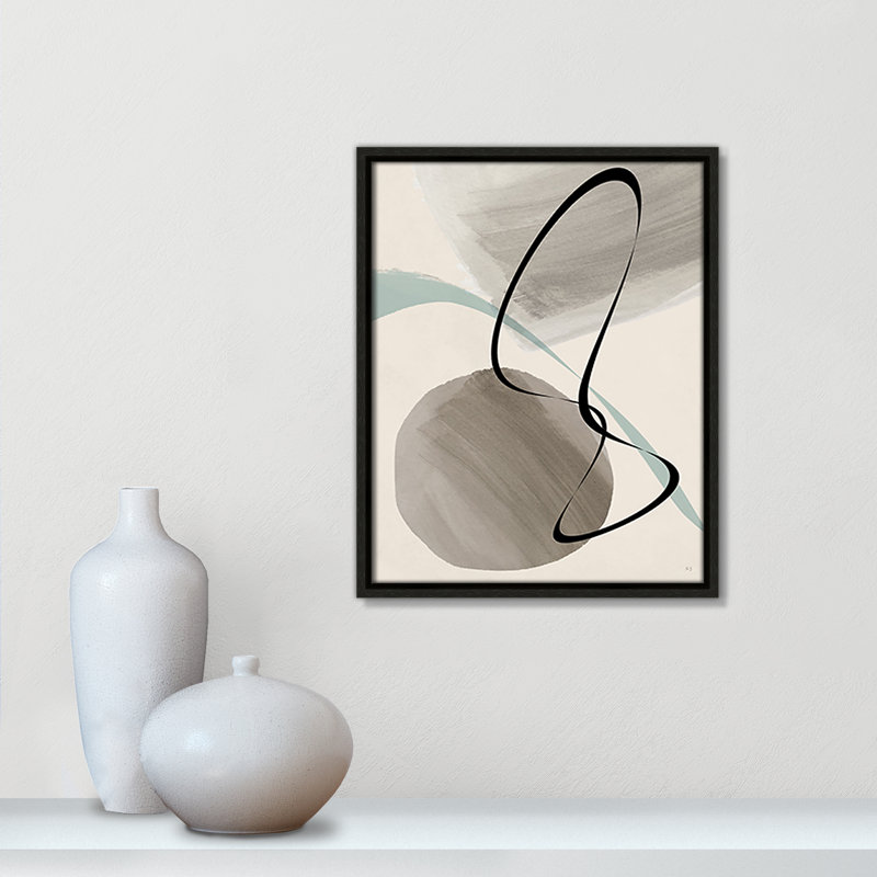 «Mid Century Dance I Print» par Susan Jill, Espresso, H 15,5 po x l 12,5 po x P 2 po