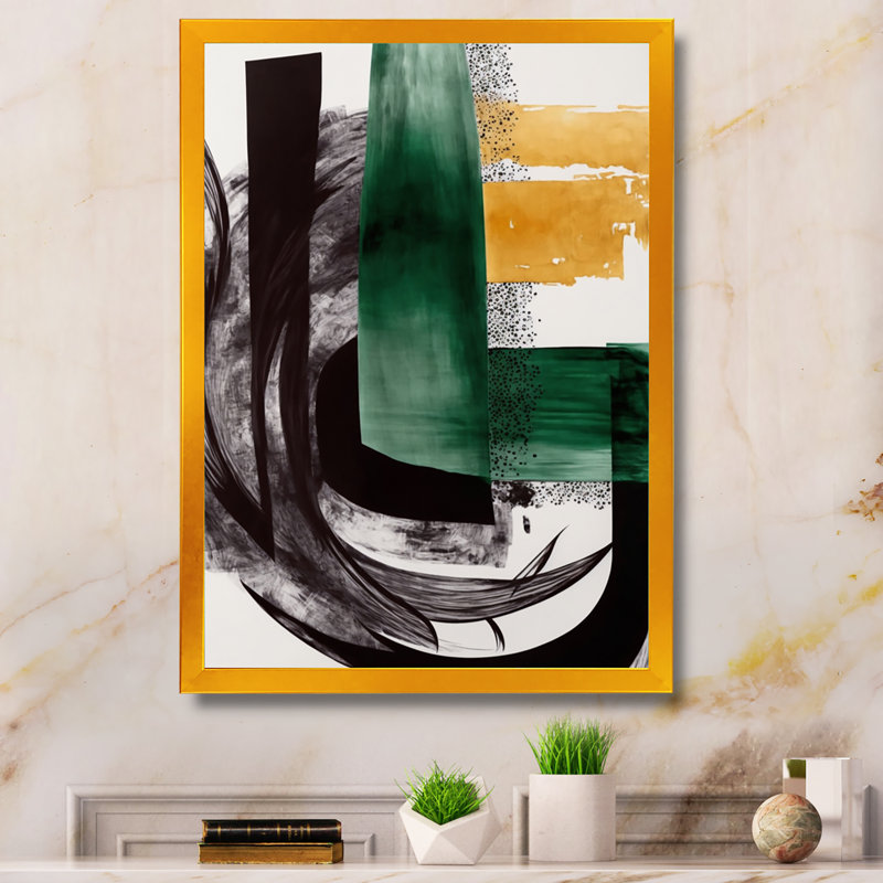 Art moderne moderne, art déco VI - impressions abstraites sur toile transitionnelle, H 32 po x l 24 po x P 1 po