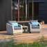 Fionnula 3 Piece Rattan Seating Group With Olefin Cushion Covers