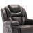 Manual Recliner Chair with LED Light Strip-1399871399