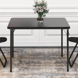Folding Table, 33.6 Inch Folding Card Table