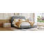 Lit plateforme en tissu d'ameublement Teddy-918848663-918848662