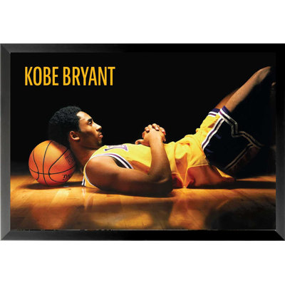 " Kobe Bryant Resting With Ball "