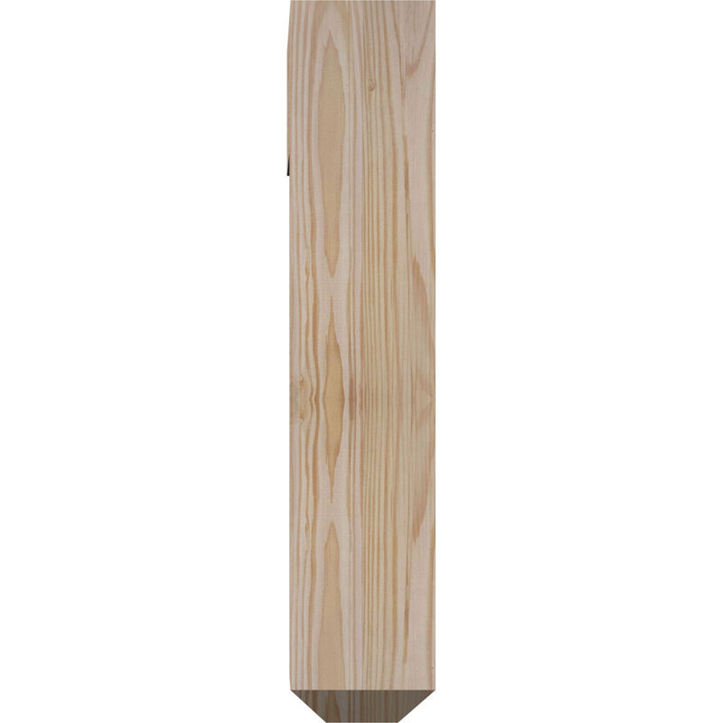 Support triple Ironcrest de 4 po Bradford, H 20 po x P 18 po, Sapin de Douglas l 3 1/2 po x T 4 po (lisse)