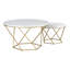 2 tables gigognes avec structure Louisiana