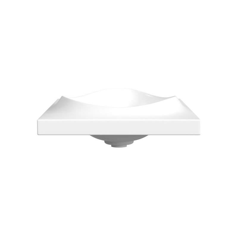 RUY OHTAKE SEMI-RECESSED SINK, WHITE, White