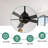 52 Inch Modern Black Chandelier Ceiling Fan Without Light, Quiet DC Motor, 6 Speeds, Dual Finish Reversible Ceiling Fan For Bedroom