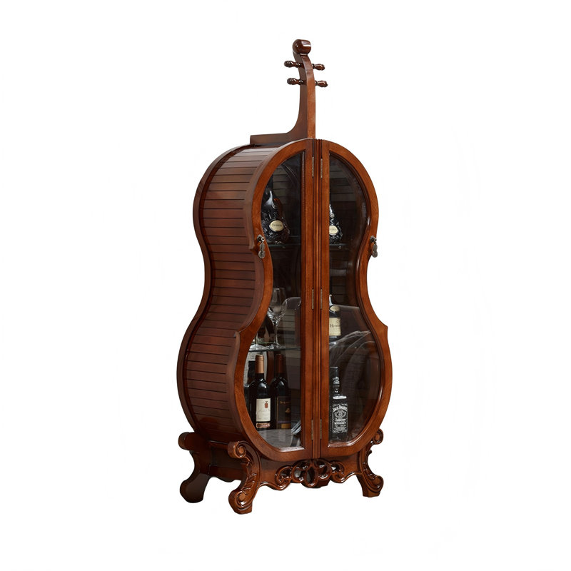Armoire à vin 62,99 "H, Brun