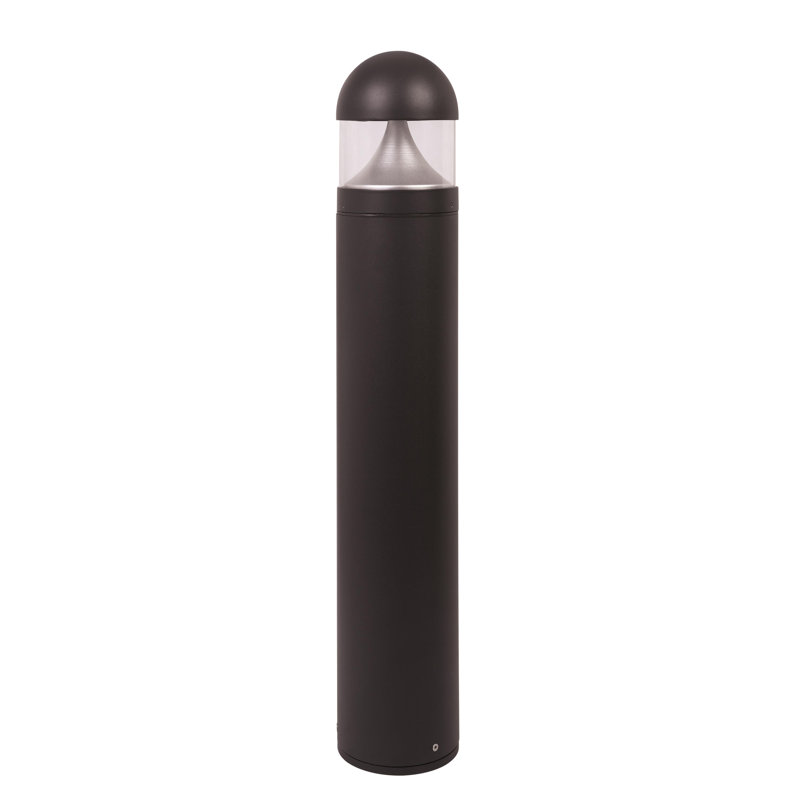 Modern Black Aluminum 39.75" LED Pathway Bollard Light