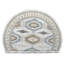 Tapis unique 12 pi Wolsky Gris