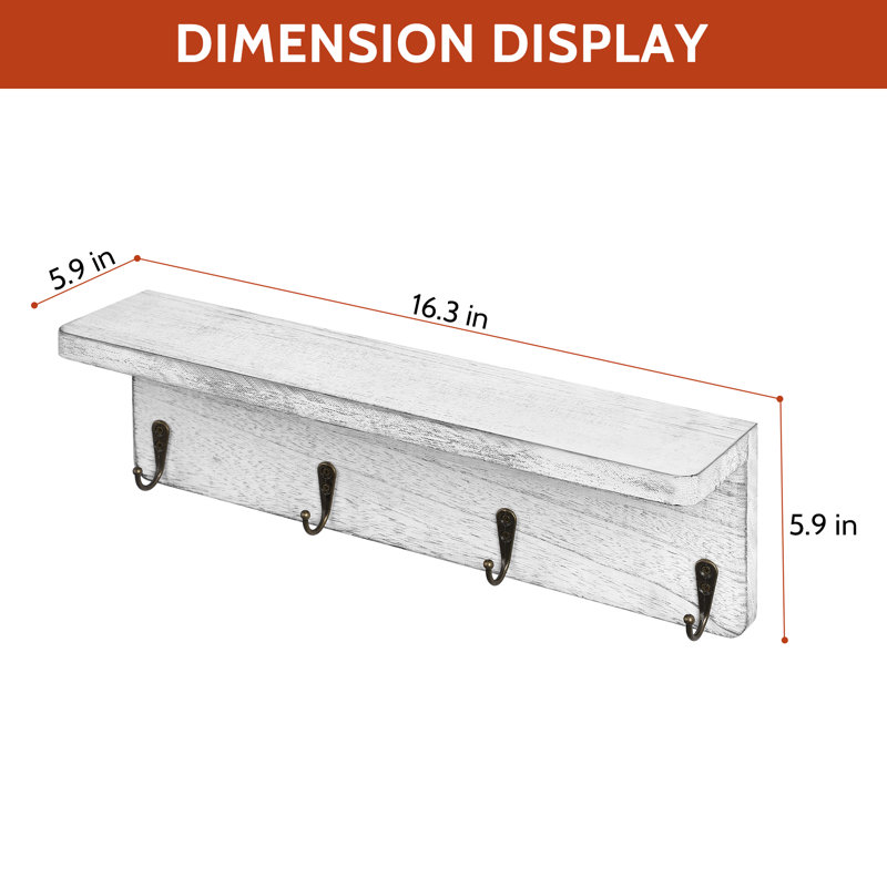 Mitruta 4 - Hook Wall Mounted Coat Rack
