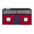 Jasper Twin Junior Loft Bed, Frame And Red/blue Bottom Playhouse Tent-99322874