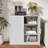 Solid Wood Accent Storage Cabinet-71946152-71945302