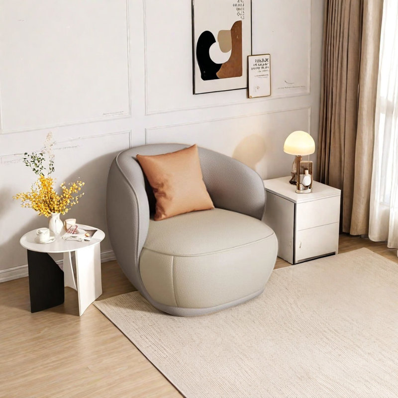 Harsimran, Gris / velours givré blanc cassé