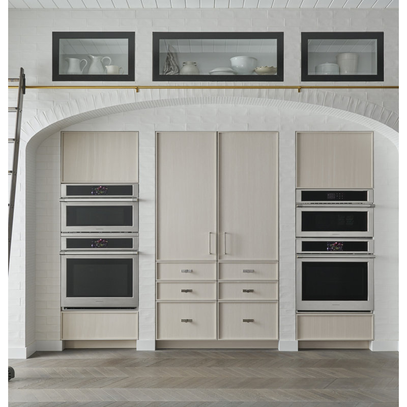 Monogram Premium Column Pair: 24" W Freezer Column + 30" W Refrigerator Column, Panel Ready, Yes
