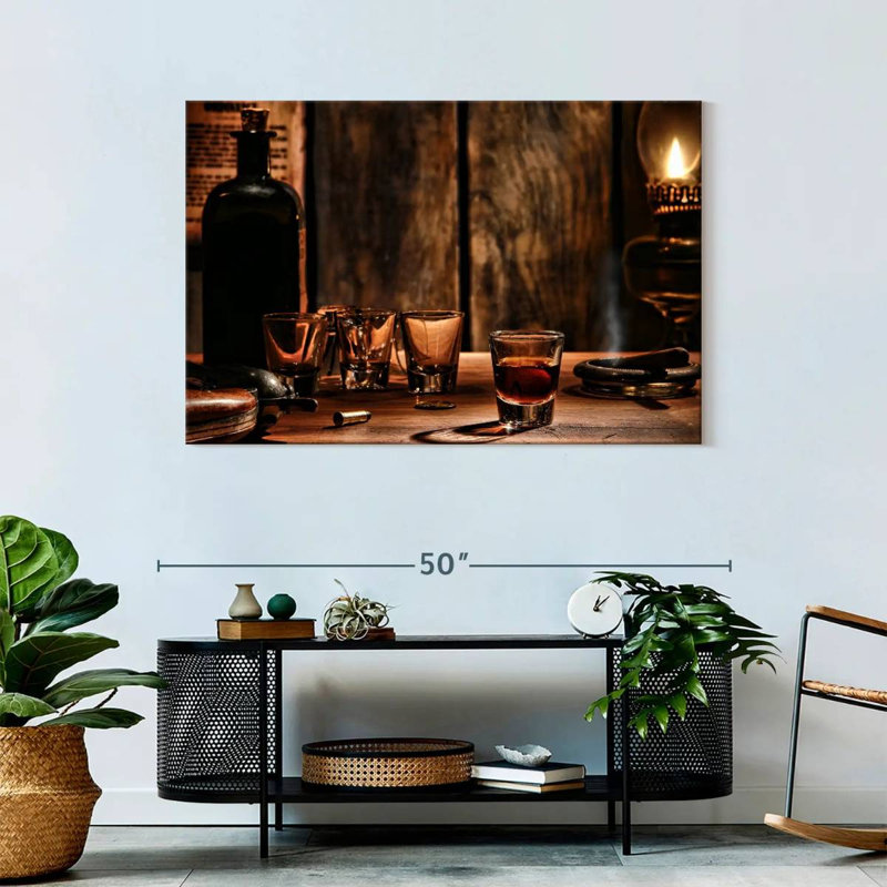 " Vintage Irish Whiskey ", 30" H x 45" W x 1.25" D