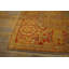 Antique Oushak Turkish Medallion Coral / Salmon / Pink 1880s Rug